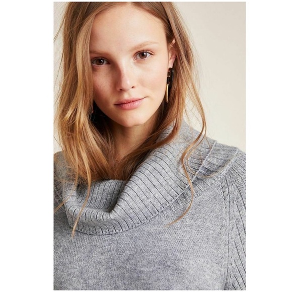 ANTHROPOLOGIE Paloma Knit Tunic Grey - Picture 3 of 13